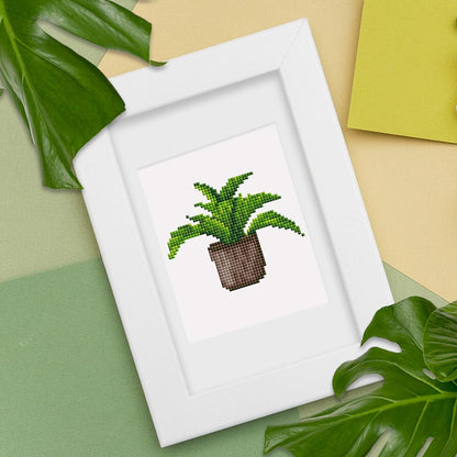 Diamond Painting - 12 Mini-Paintings | Mini Plant Magic