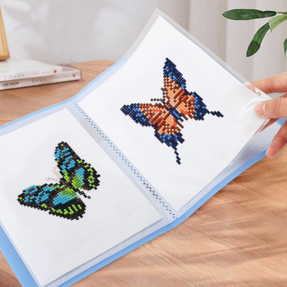 Diamond Painting - Mini Artwork Storage Portfolio (A5, 20 Pockets)