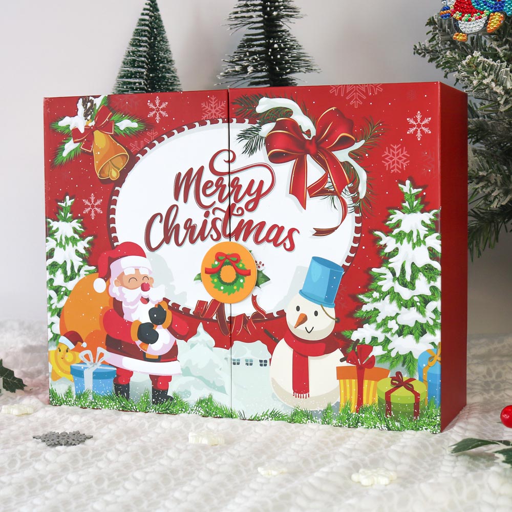 Diamond Painting – Advent Calendar – Classic Merry Christmas Edition (12 Doors)