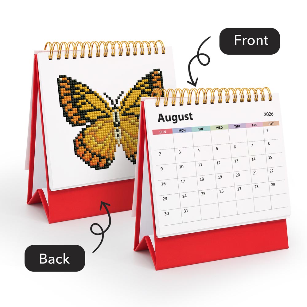 Butterfly Calendar 2026 diamond painting kit – image 17