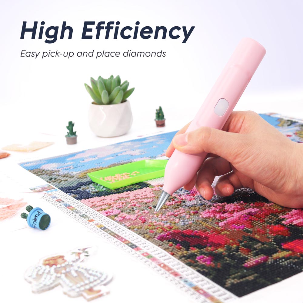 Electric Diamond Painting Pen – Vacuum Suction & Rechargeable