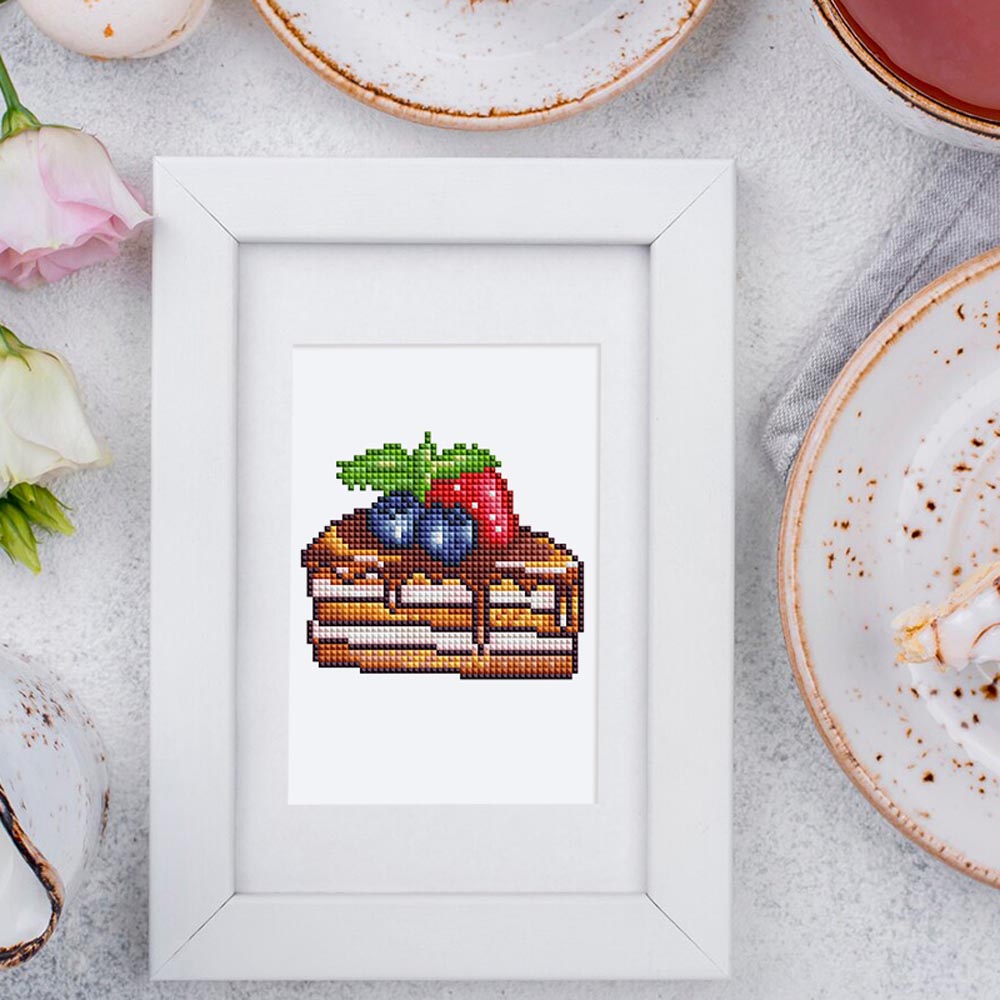Diamond Painting - 12 Mini-Paintings | Bakery Set