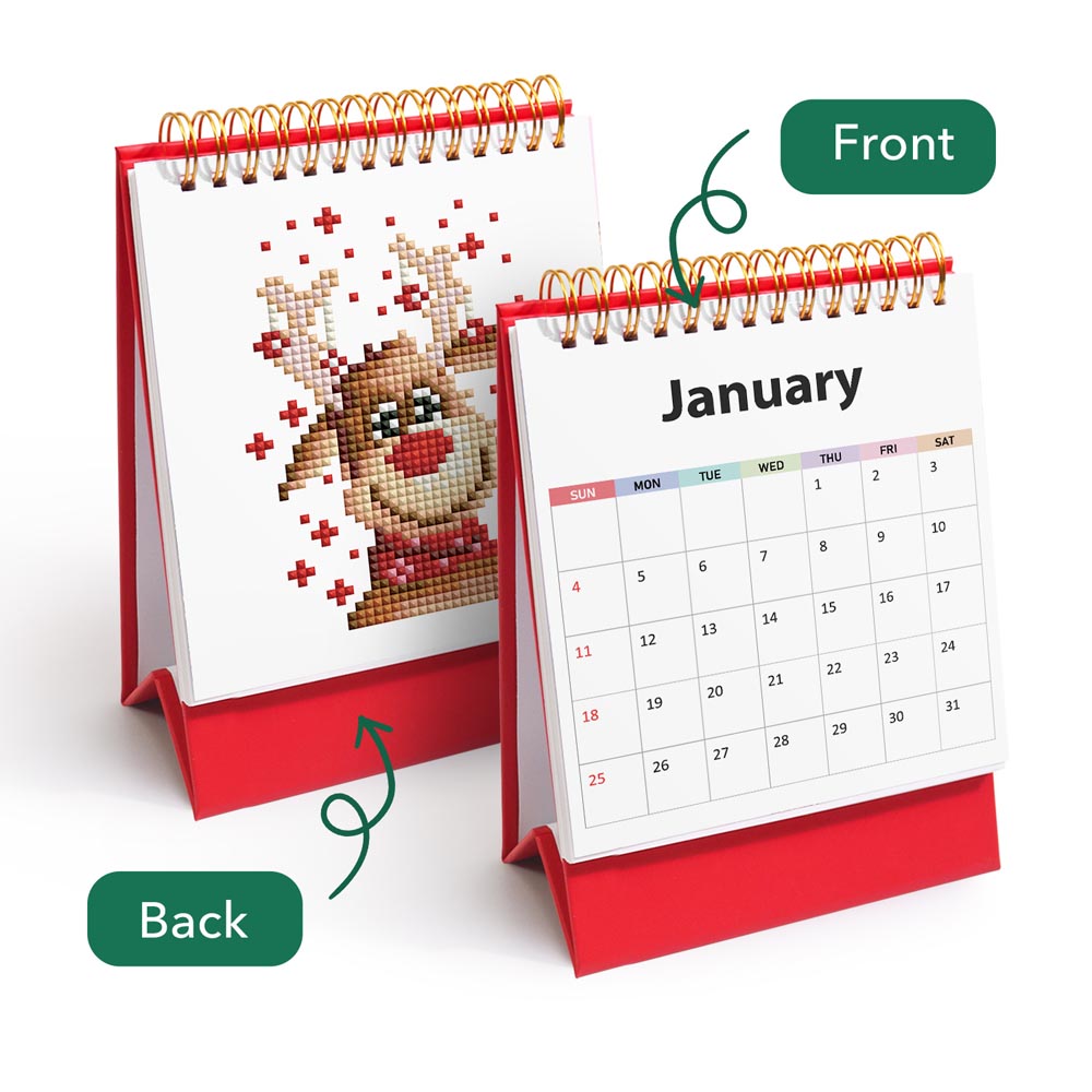 
Festive Christmas Calendar 2026 diamond painting kit – image 15