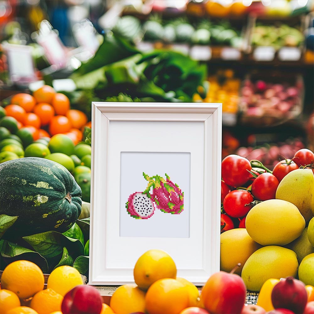 12 Mini-Paintings – Fruit Bundle diamond painting kit – image 13