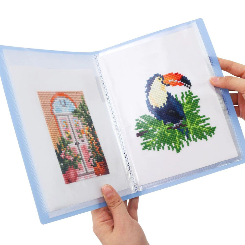 Diamond Painting - Mini Artwork Storage Portfolio (A5, 20 Pockets)