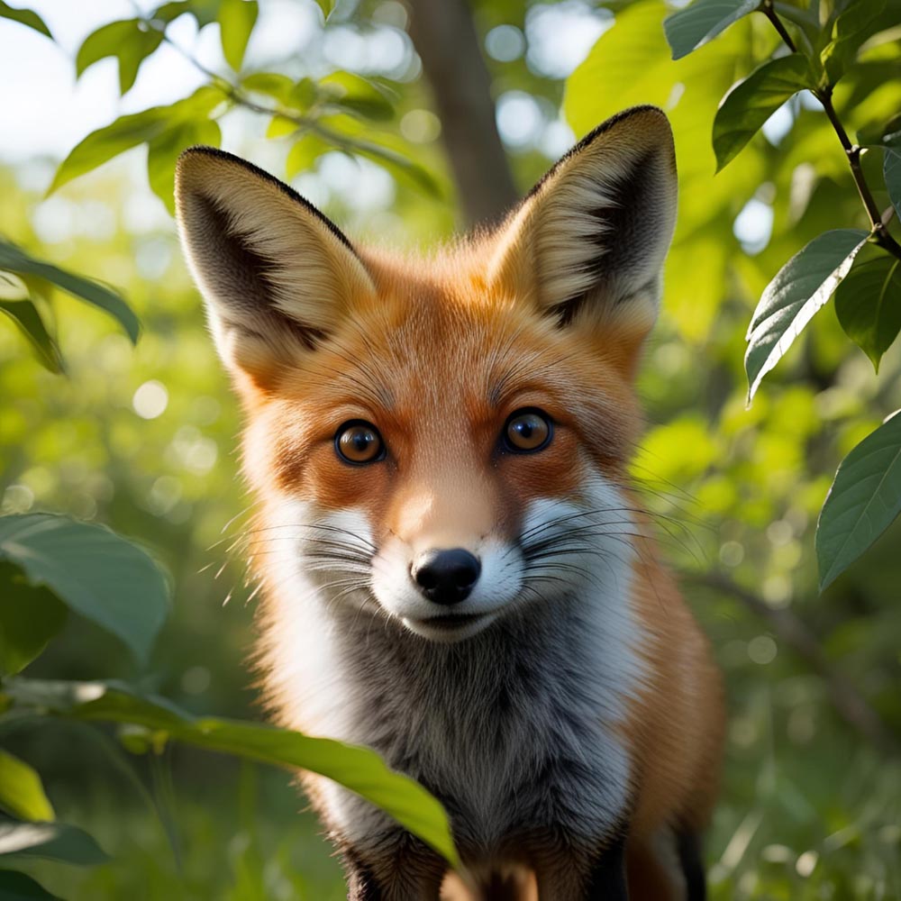 
Diamond Painting - Curious Eyes – The Forest Fox