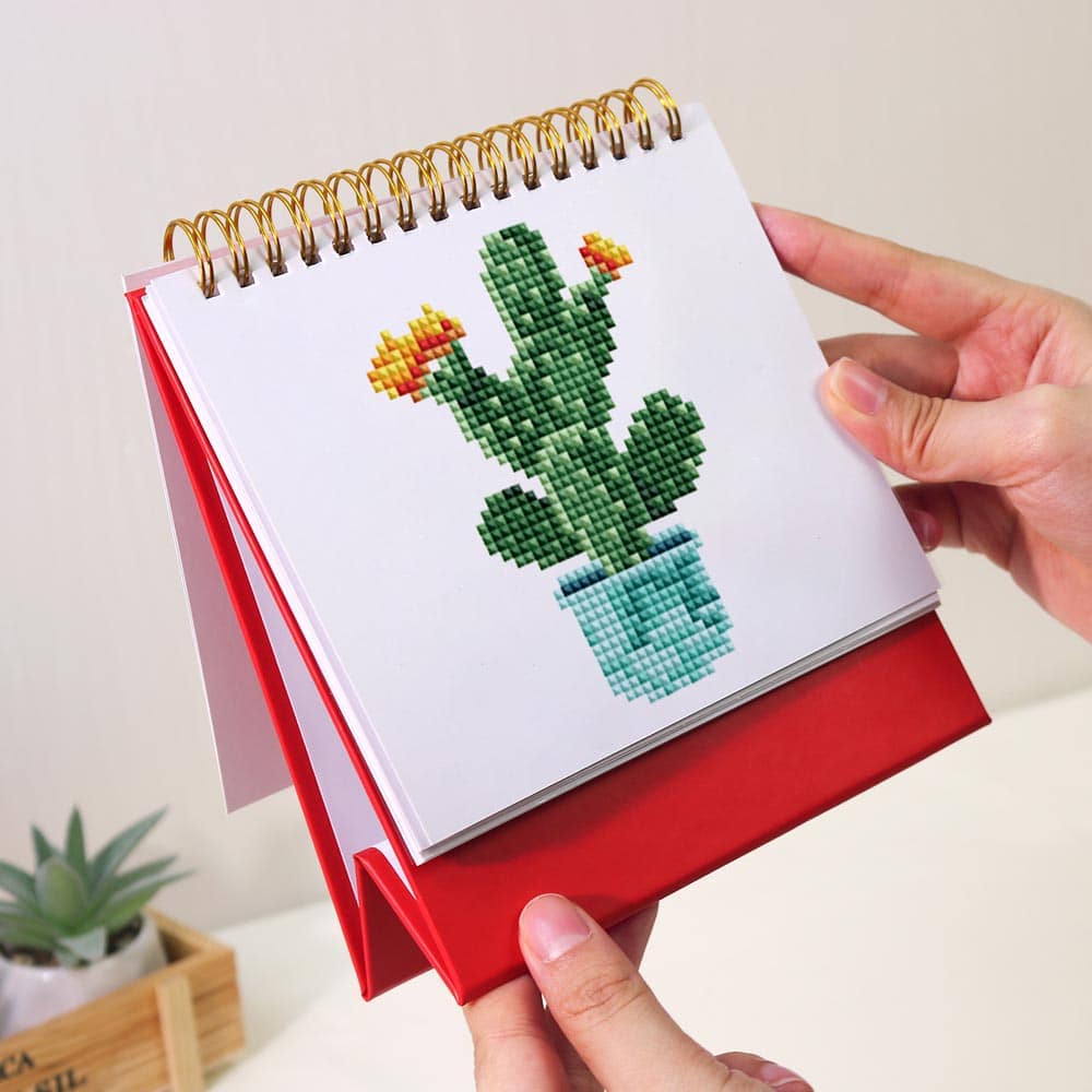 Plant Lover's Calendar 2026 diamond painting kit – image 14