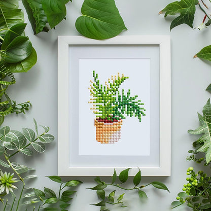 Diamond Painting - 12 Mini-Paintings | Mini Plant Magic