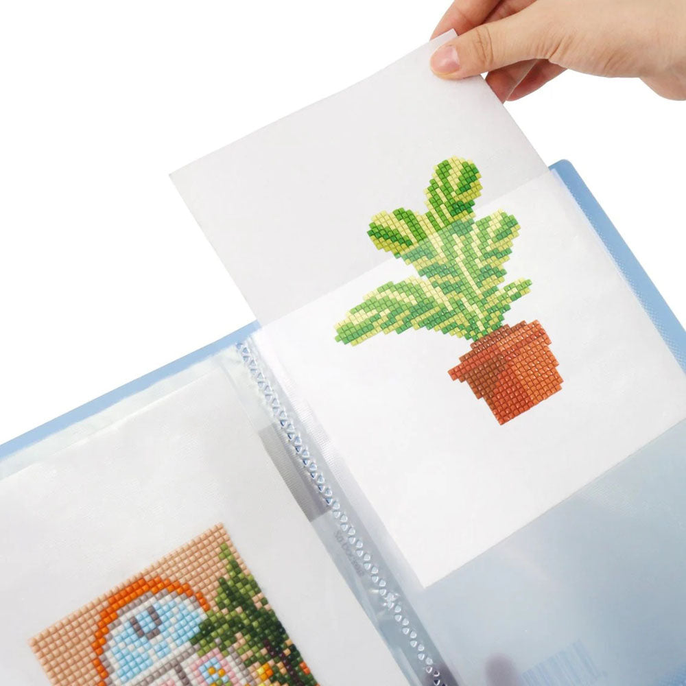Diamond Painting - Mini Artwork Storage Portfolio (A5, 20 Pockets)