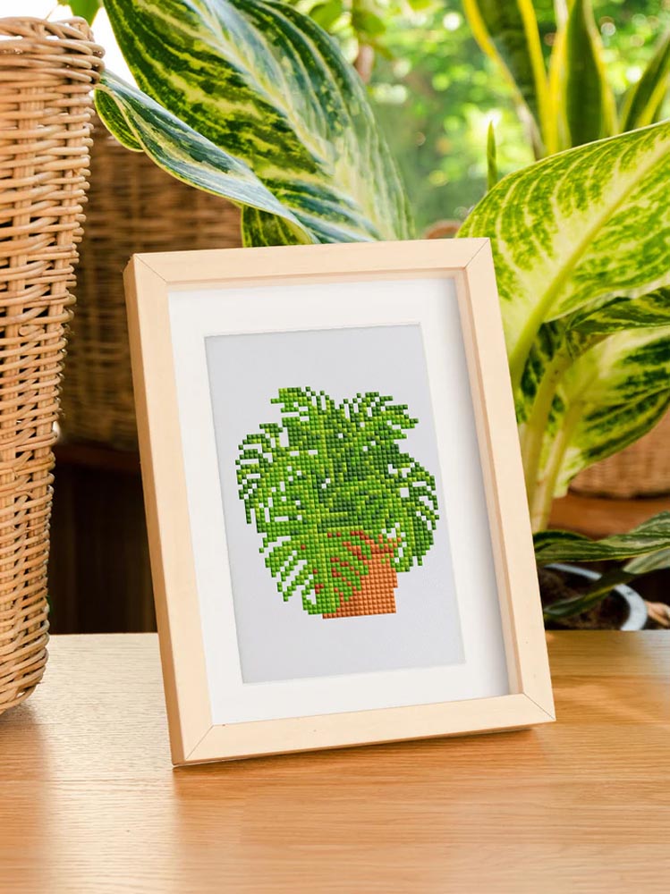 Diamond Painting - 12 Mini-Paintings | Botanical Minis