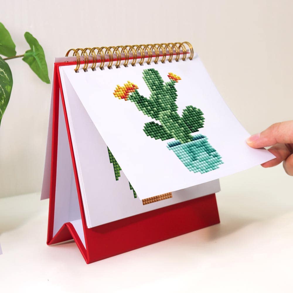 
Plant Lover's Calendar 2026 diamond painting kit – image 15