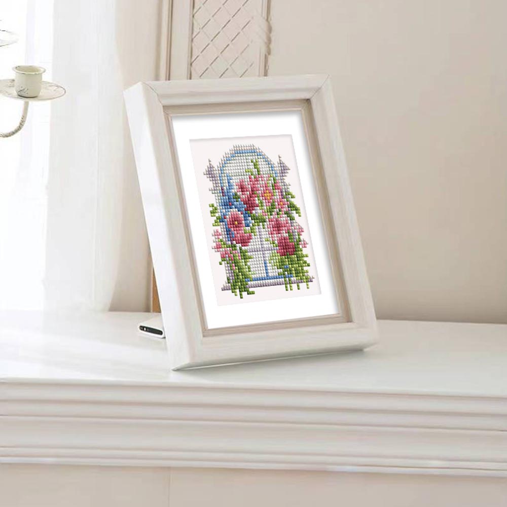 12 Mini-Paintings – Where Flowers Meet the Light diamond painting kit – image 16