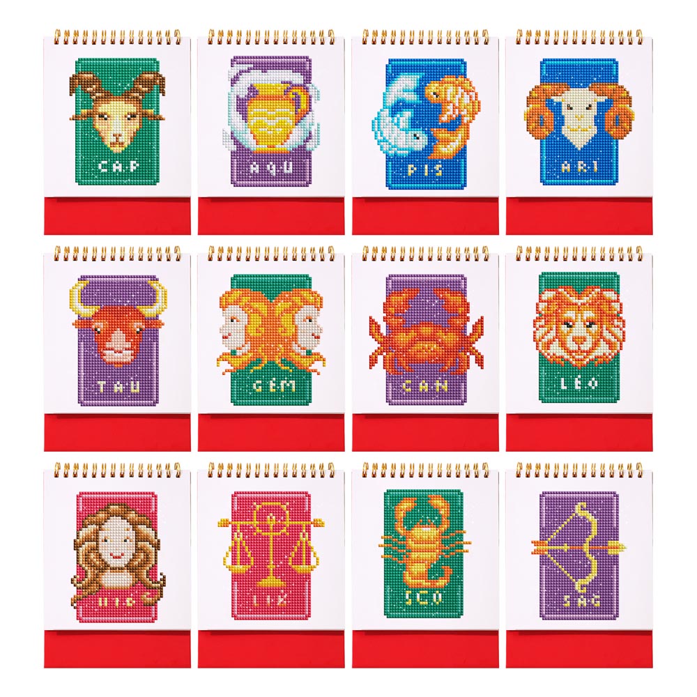 Diamond Painting – Zodiac Calendar 2026