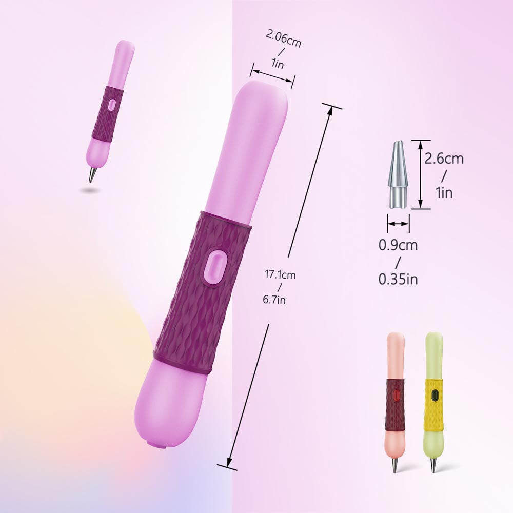 Electric Diamond Painting Pen – SilentPro™ – Ultra-Quiet, Rechargeable, and Adhesive-Free