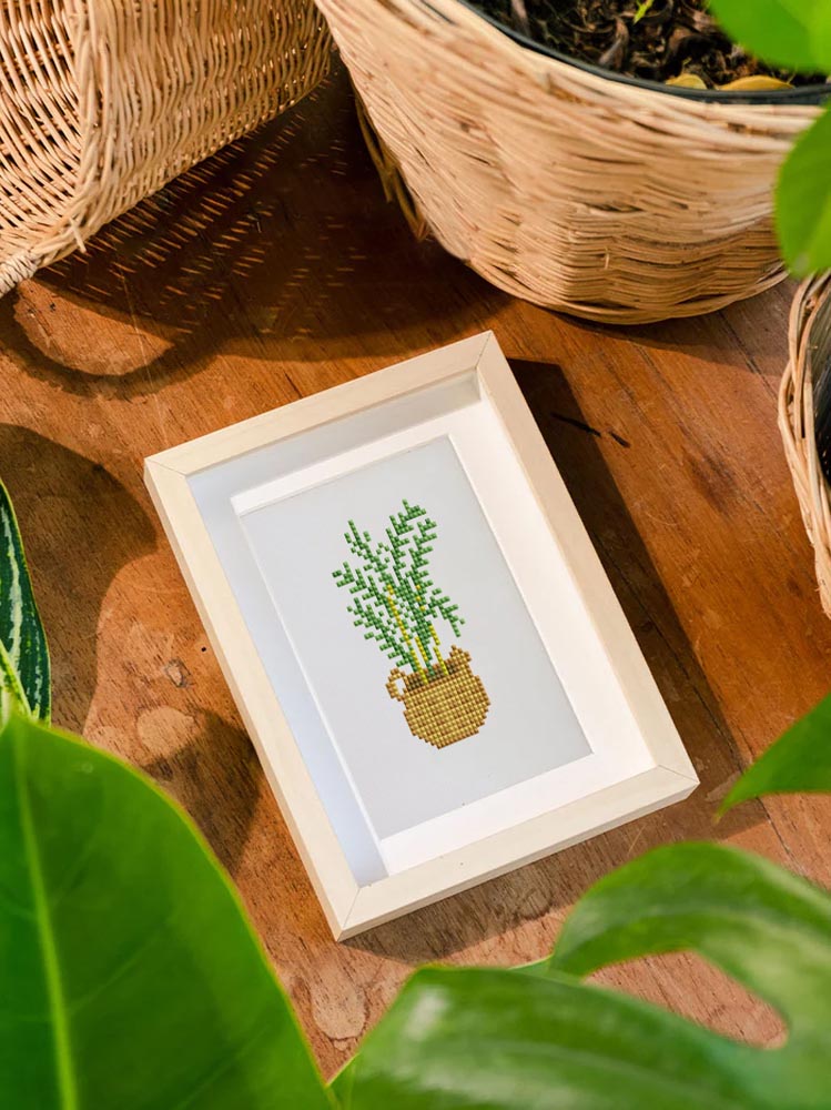 Diamond Painting - 12 Mini-Paintings | Botanical Minis