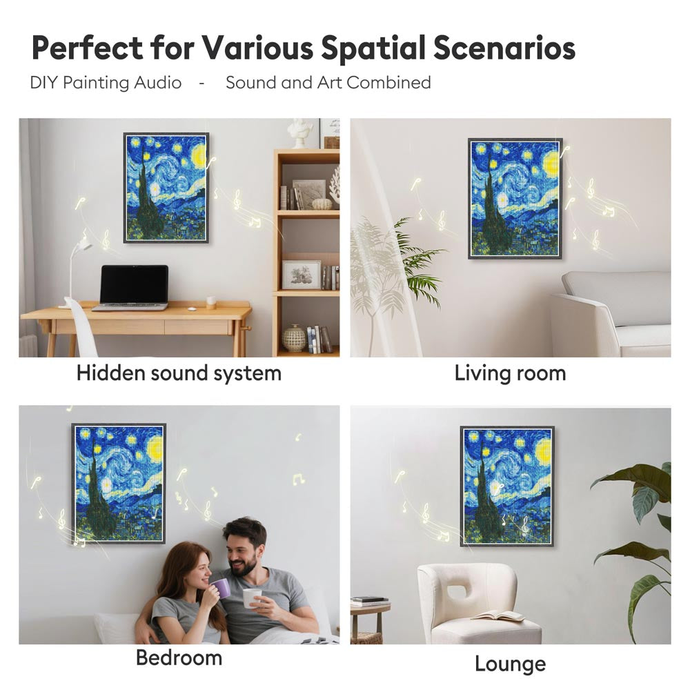 Diamond Painting Bluetooth Speaker – Create Sparkling Art That Plays Music