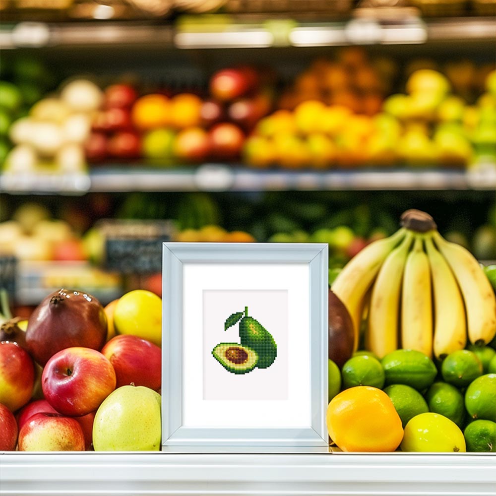 
12 Mini-Paintings – Fruit Bundle diamond painting kit – image 16
