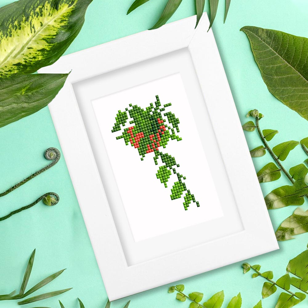 Diamond Painting - 12 Mini-Paintings | Mini Plant Magic
