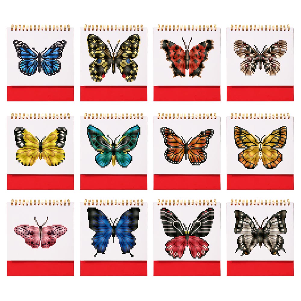 Butterfly Calendar 2026 diamond painting kit – image 9