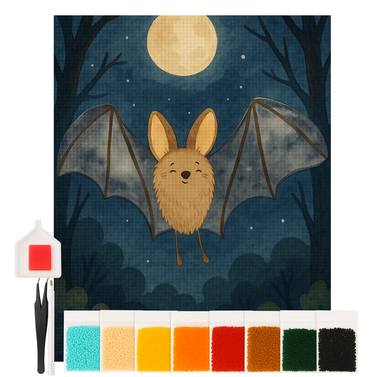 
Diamond Painting - Bat flapping wings by Mr. & Mrs. Panda