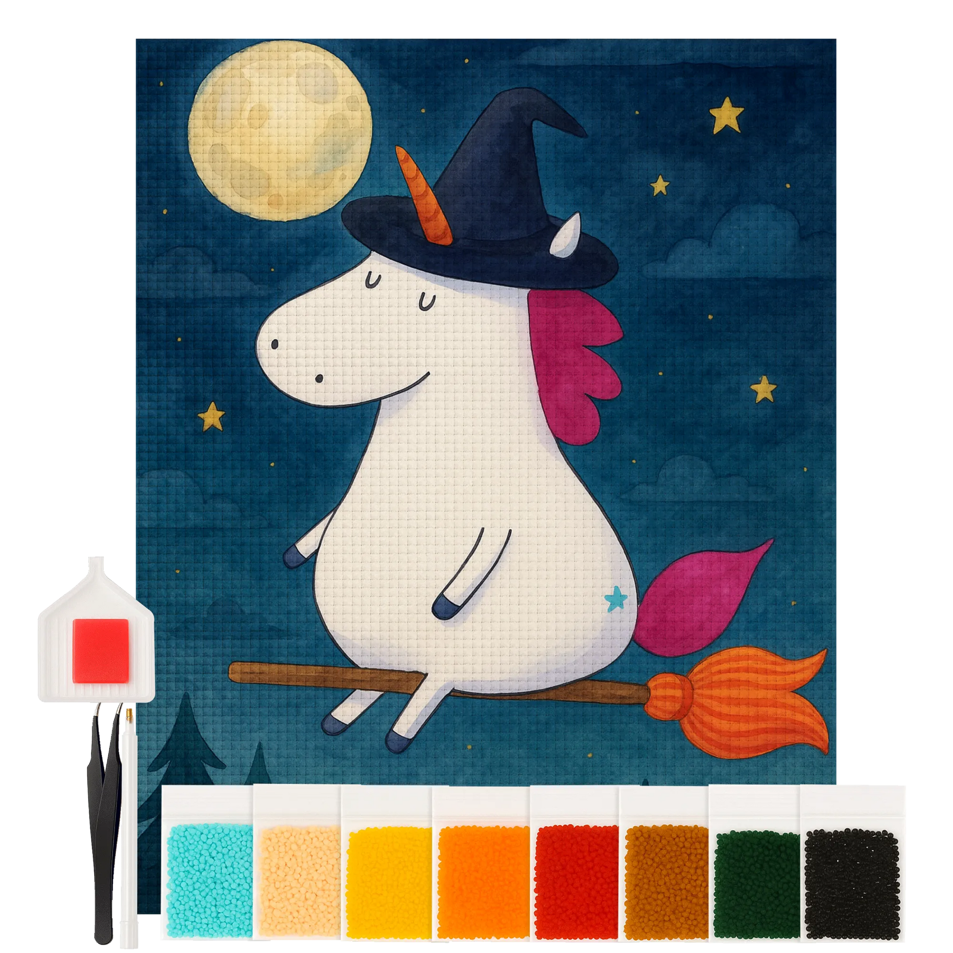 Diamond Painting - Unicorn Witch by Mr. & Mrs. Panda