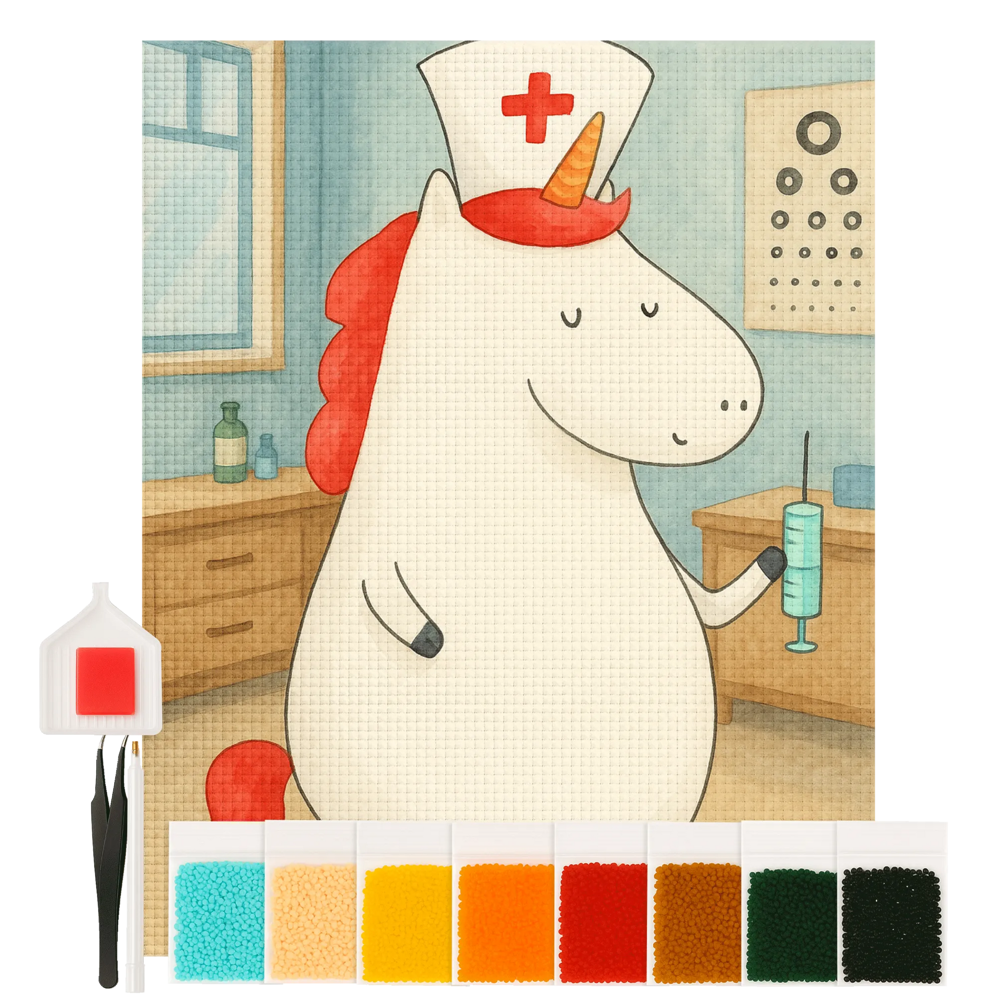 Diamond Painting - Unicorn Nurse by Mr. & Mrs. Panda