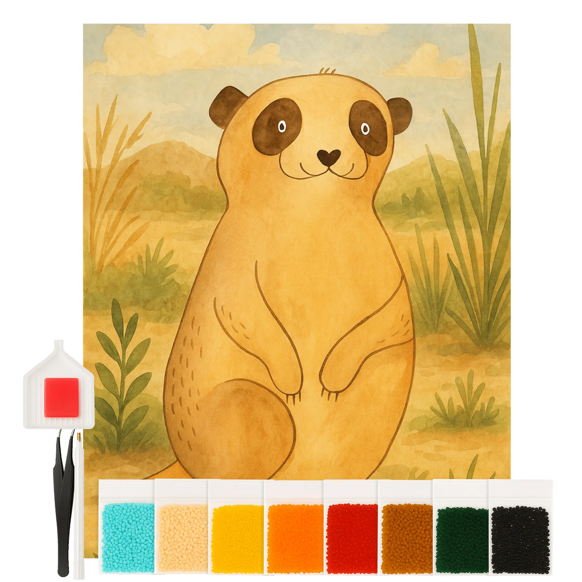 
Diamond Painting - Meerkat by Mr. & Mrs. Panda