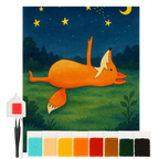 Diamond Painting - Fox and stars by Mr. & Mrs. Panda