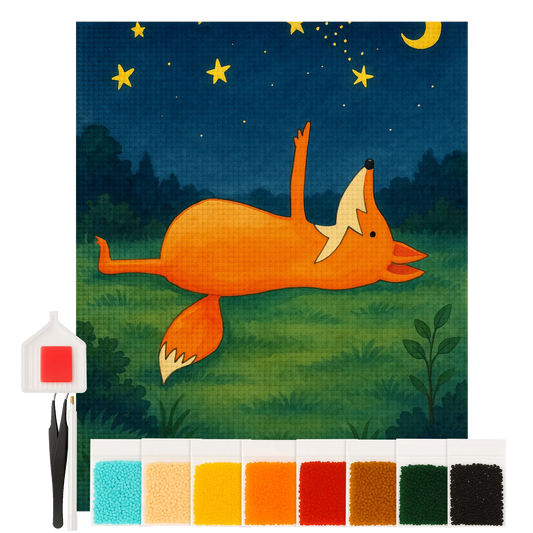Diamond Painting - Fox and stars by Mr. & Mrs. Panda