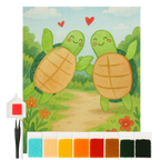 Diamond Painting - turtle pair by Mr. & Mrs. Panda