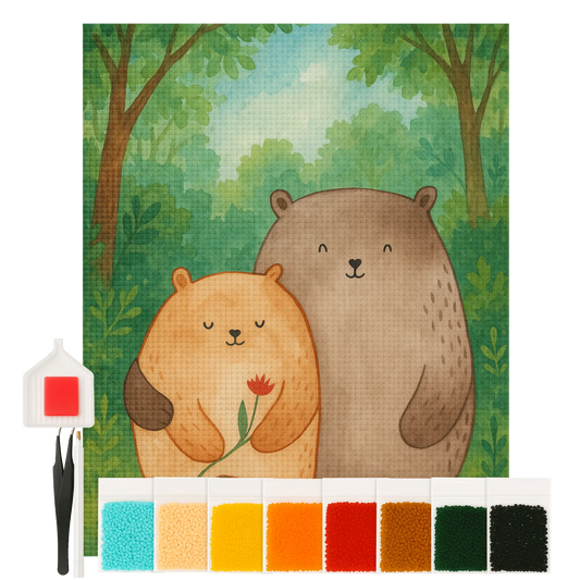 Diamond Painting - Bears in love by Mr. & Mrs. Panda