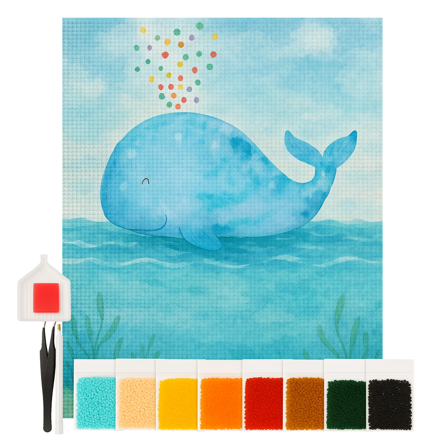 Diamond Painting - whale confetti by Mr. & Mrs. Panda