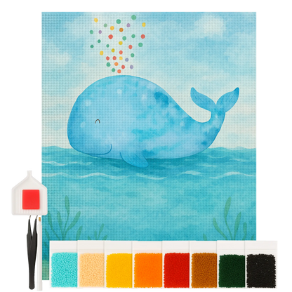 Diamond Painting - whale confetti by Mr. & Mrs. Panda