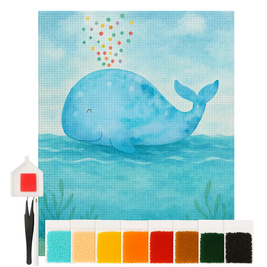 Diamond Painting - whale confetti by Mr. & Mrs. Panda
