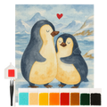 Diamond Painting - penguin hugging by Mr. & Mrs. Panda