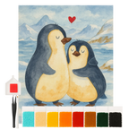 Diamond Painting - penguin hugging by Mr. & Mrs. Panda