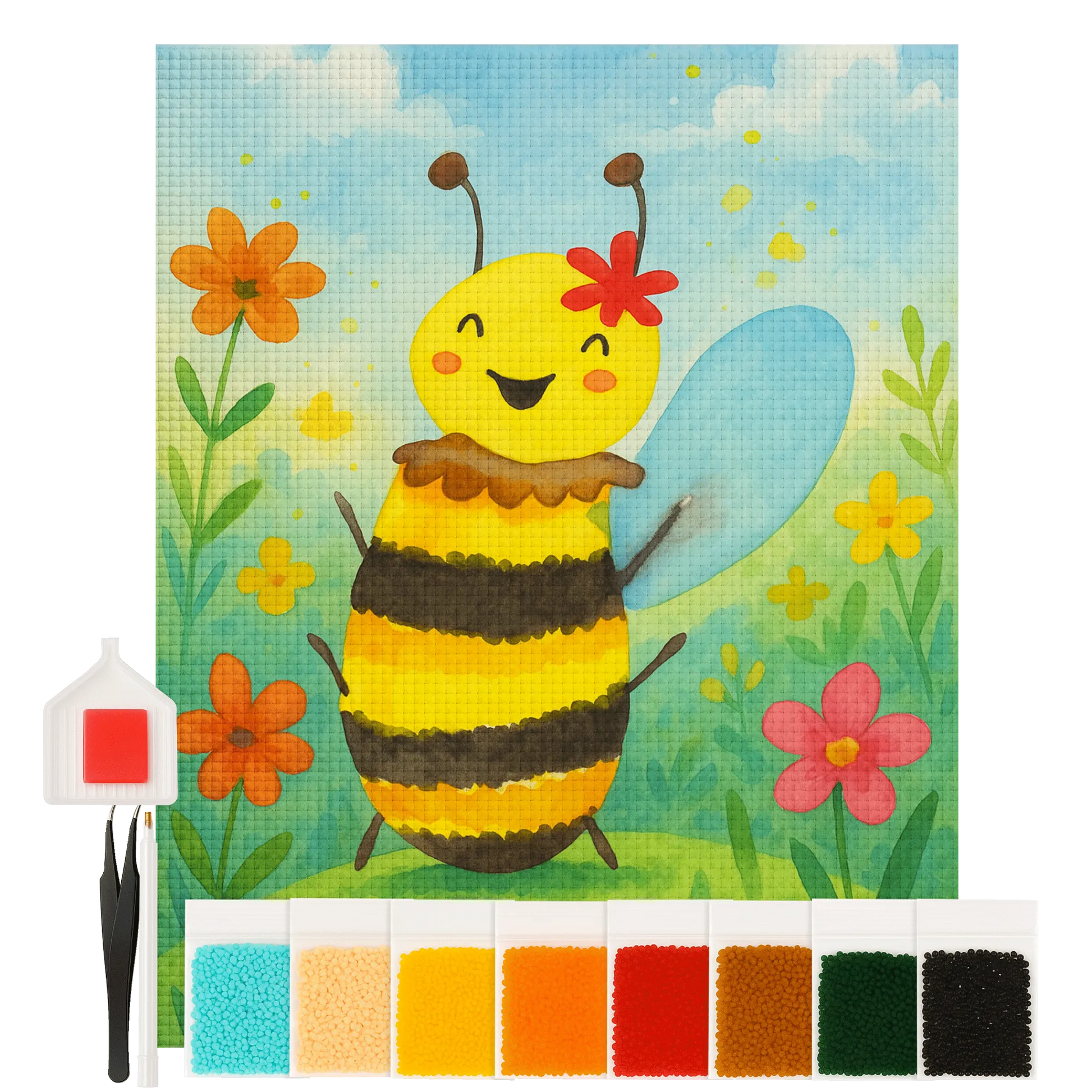 Diamond Painting - Happy Bee by Mr. & Mrs. Panda