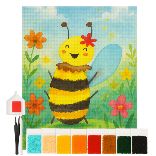 Diamond Painting - Happy Bee by Mr. & Mrs. Panda