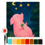 Diamond Painting - Lucky pig by Mr. & Mrs. Panda