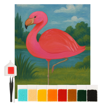 Diamond Painting - Classic Flamingo by Mr. & Mrs. Panda