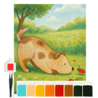 Diamond Painting - Dog with ladybird by Mr. & Mrs. Panda