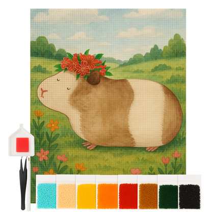 Diamond Painting - Wise guinea pig by Mr. & Mrs. Panda