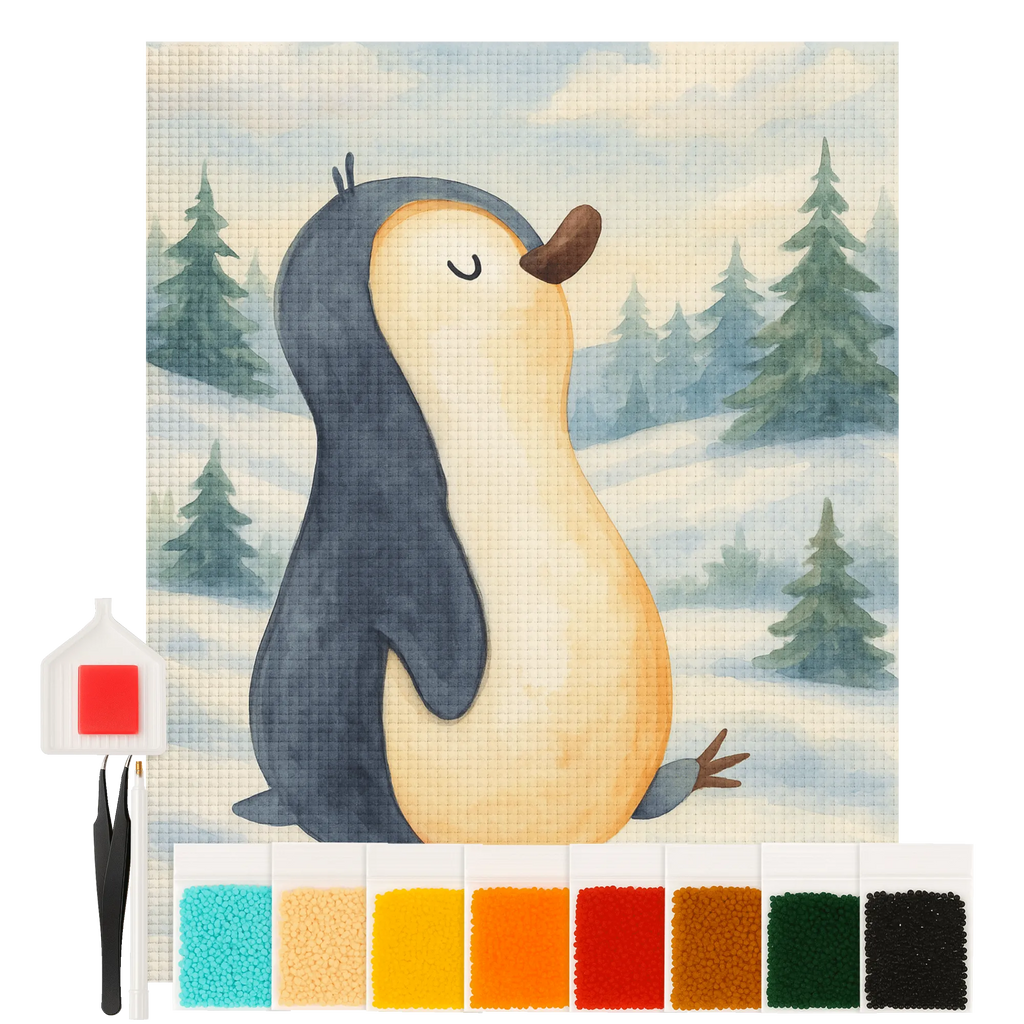 Diamond Painting - Penguin marching by Mr. & Mrs. Panda