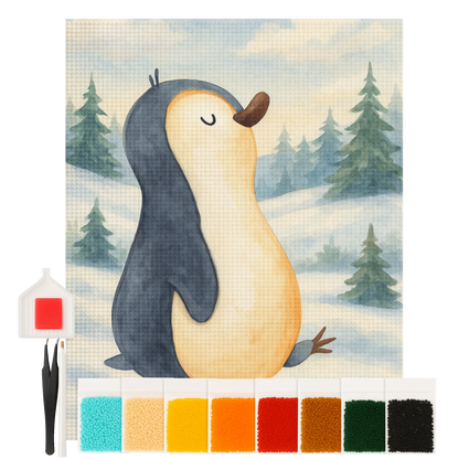 Diamond Painting - Penguin marching by Mr. & Mrs. Panda