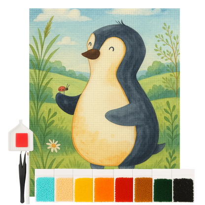 Diamond Painting - Penguin Ladybird by Mr. & Mrs. Panda