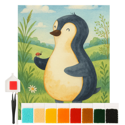 Diamond Painting - Penguin Ladybird by Mr. & Mrs. Panda