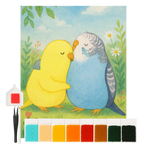 Diamond Painting - Parakeets in love by Mr. & Mrs. Panda