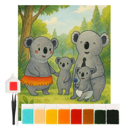 Diamond Painting - Koala Family by Mr. & Mrs. Panda