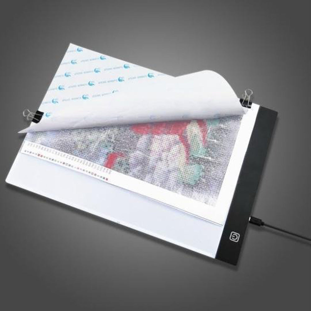 A4 LED Light Pad for Diamond Painting – USB Powered (235×335 mm)