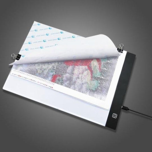 A4 LED Light Pad for Diamond Painting – USB Powered (235×335 mm)